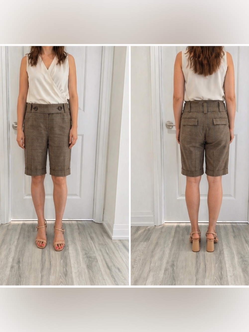 Dalia Collection Prince of Wales Shorts.